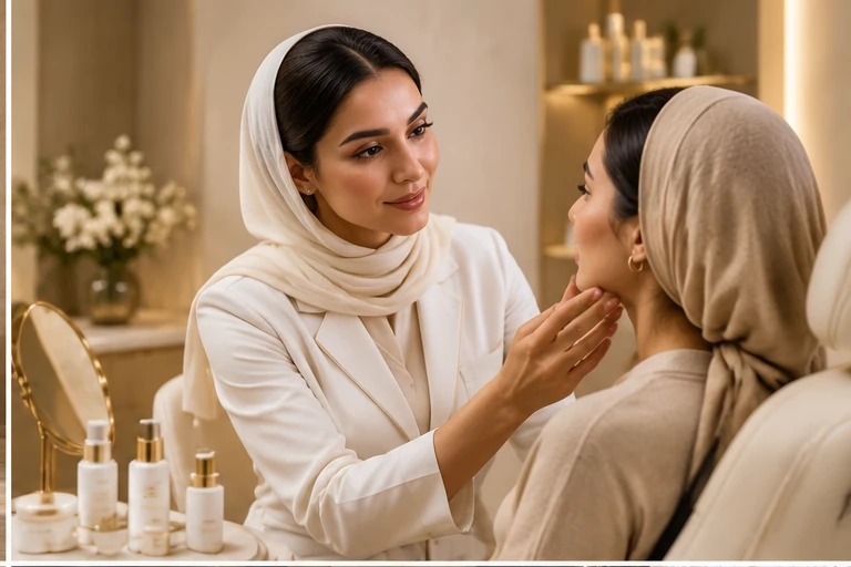 نمونه تجربه دیجیتال کلینیک زیبایی